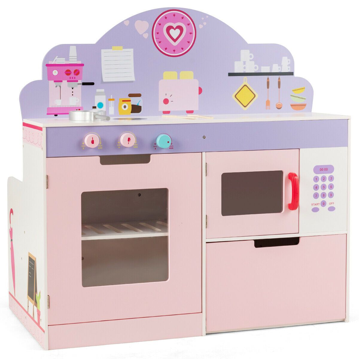 2 in 1 Kitchen / Cafe Playset