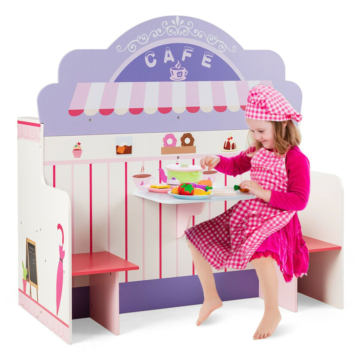 2 in 1 Kitchen / Cafe Playset