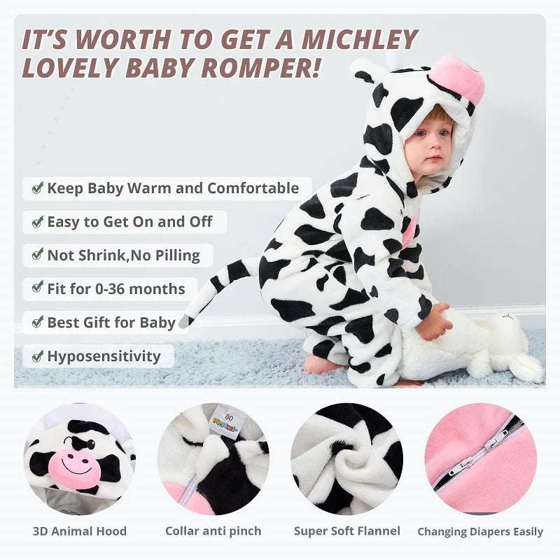 Jumpsuit Costume For Kids Cow