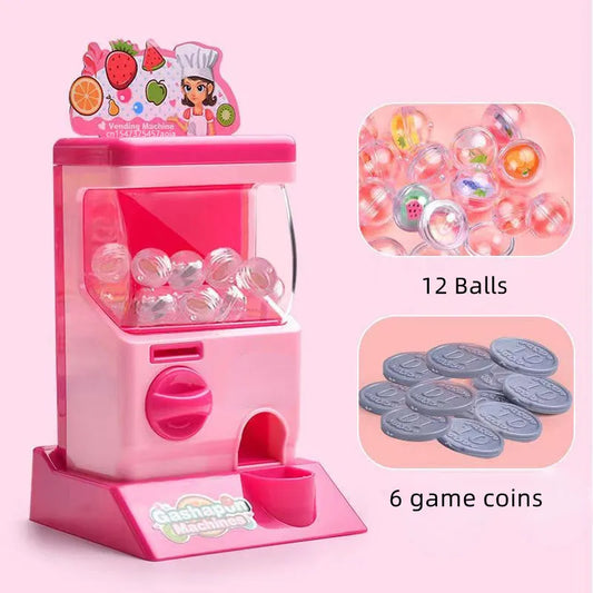 Gashapon Machine Play House Candy Game Machine Learning Machine Candy Learning Play House Learning Education Girl Gift Gashapon